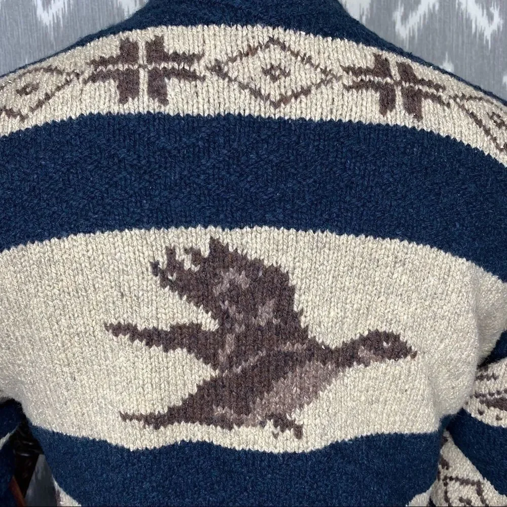 Polo Sport 1999 Vintage RL67  Hand-knit Mallard Duck Sweater